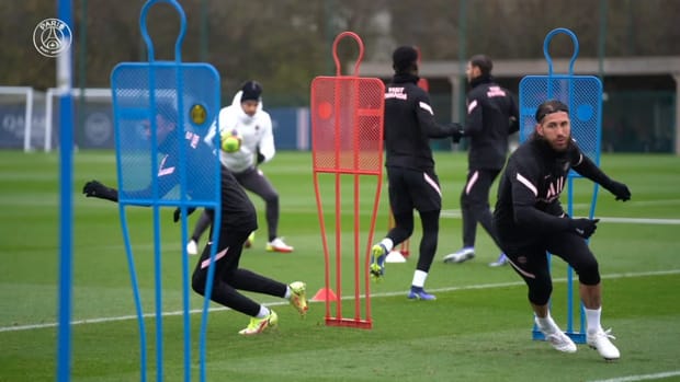 Sergio Ramos continues to train for his comeback